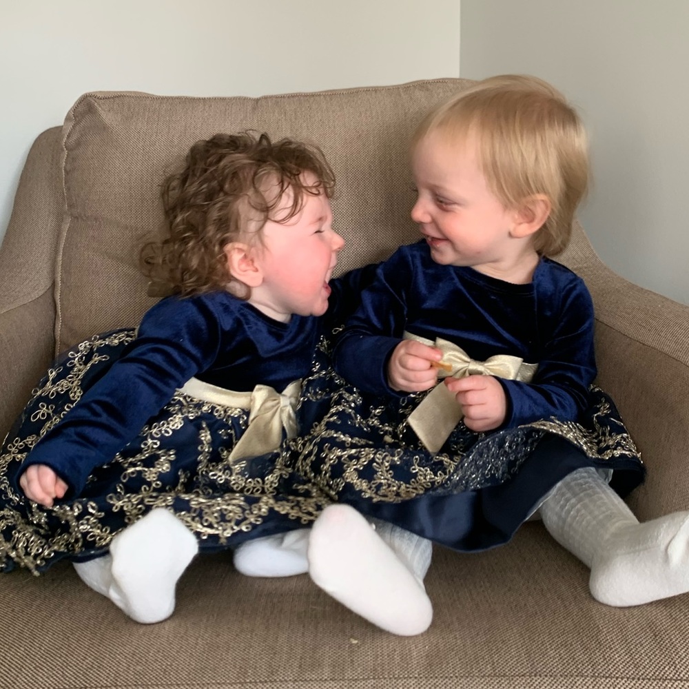 Rare editions velvet holiday dress. 12 mo or w/ 24